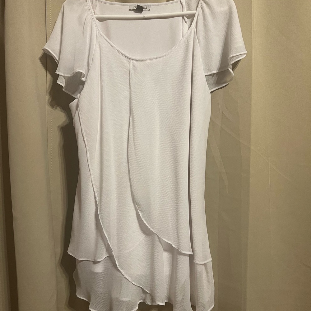2XL White Blouse